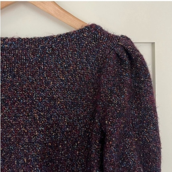 CLUB Monaco Metallic Puff Sleeve Sweater - Picture 5 of 9